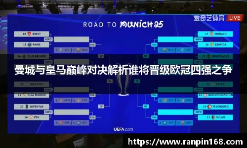 曼城与皇马巅峰对决解析谁将晋级欧冠四强之争